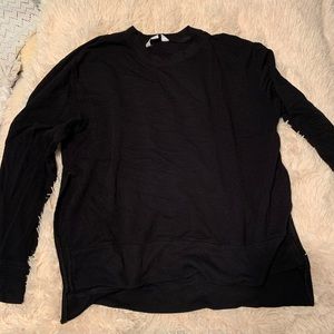 Joy lab side slit crew sweatshirt